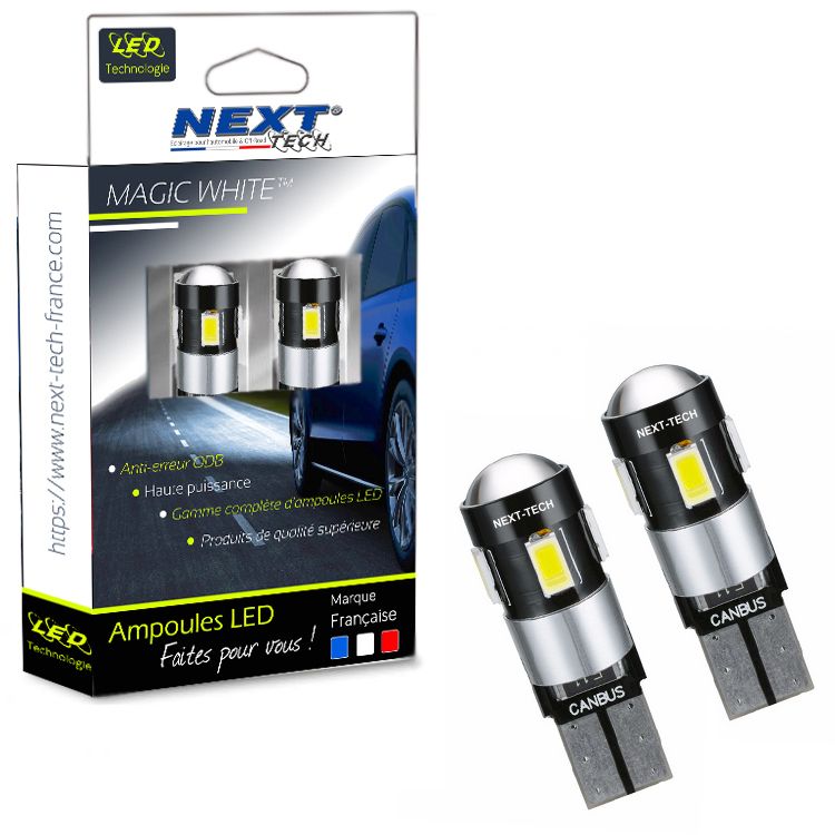 Ampoules LED T10 W5W Camion 24V - 32V CANBUS anti-erreur Poids lourds