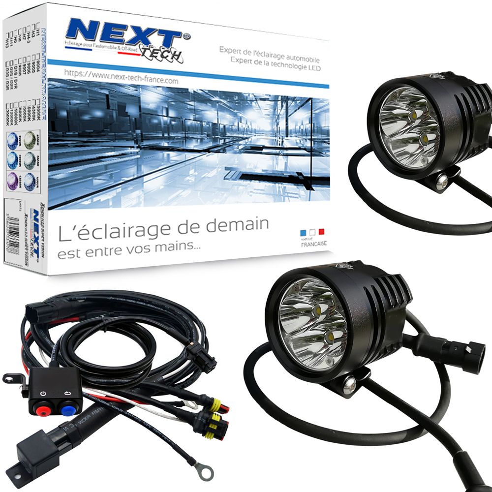 Phare LED pour motos, 100W, feu antibrouillard auxiliaire, assemblage, lampe de conduite, pour motos, camions, suv, ATV 201355758 Phare LED pour motos, 100W, feu antibrouillard auxiliaire, assemblage, lampe de conduite, pour motos, camions, suv, ATV 201355758