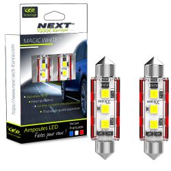 Ampoules LED navettes C5W 36mm anti erreur Canbus Next-Tech - France-LED -Auto.com