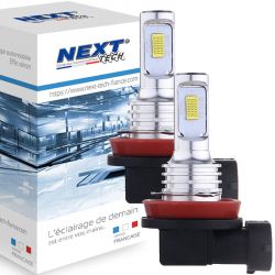 Ampoules H1 75W LED ventilées blanc - Next-Tech