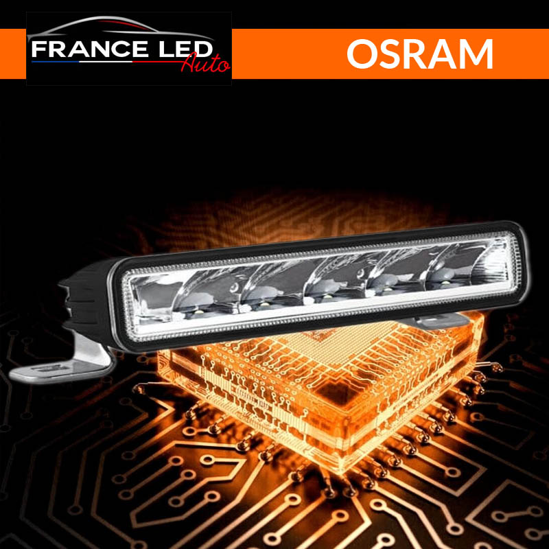 7in LED Light Bar SX180-SP / 12V/24V / Spot Beam - by Osram - GC Caravans