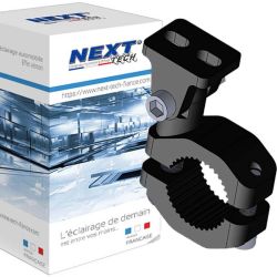 Support articulé pour feu additionnel de moto fixation crash bars