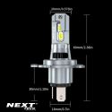 Ampoules LED H4 voiture plug and play canbus pour voiture et camion