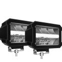 Phares LED additionnels pour camion et 4x4 avec feux de jour bicolor