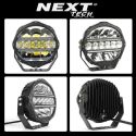 Phare LED avec feux de position blanc et orange pour camion et 4x4