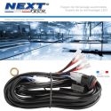 Faisceau de câble double pour 2 feux LED ou 2 Barres LED