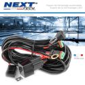 Cable d'alimentation relais avec interrupteur 2 sorties sur prises DT