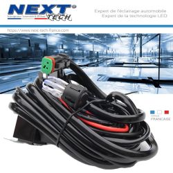 Faisceau électrique avec interrupteur et relais avec une prise de type DT